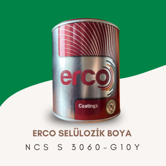 ERCO Selülozik Boya NCS S 3060-G10Y ERCO Selülozik Boya NCS S 3060-G10Y