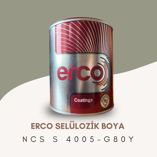 ERCO Selülozik Boya NCS S 4005-G80Y