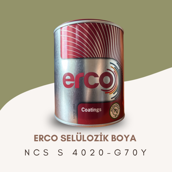ERCO Selülozik Boya NCS S 4020-G70Y