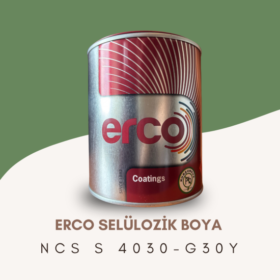 ERCO Selülozik Boya NCS S 4030-G30Y