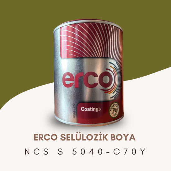 ERCO Selülozik Boya NCS S 5040-G70Y