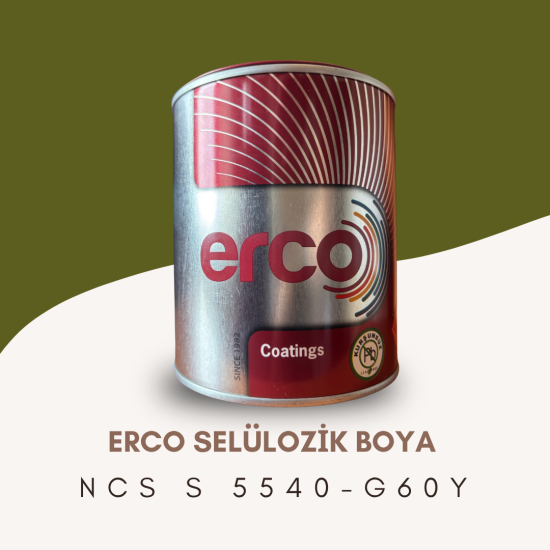 ERCO Selülozik Boya NCS S 5540-G60Y