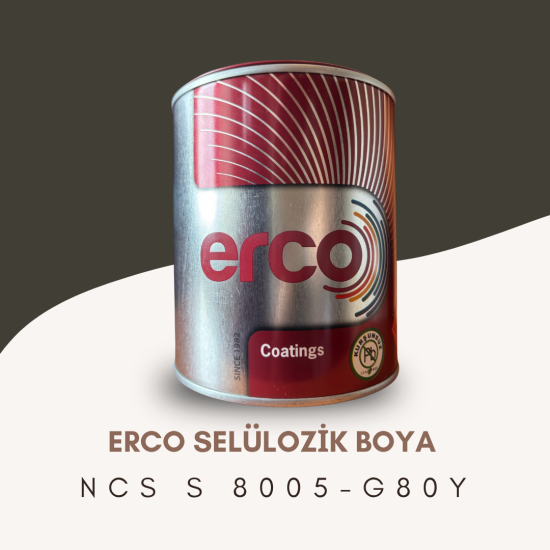 ERCO Selülozik Boya NCS S 8005-G80Y