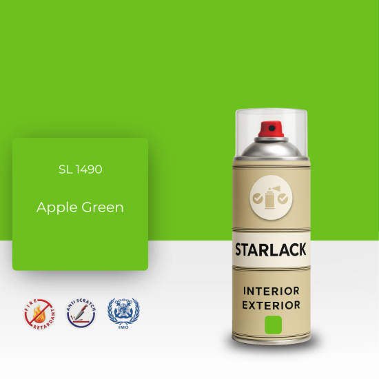 STARLACK SL 1490 APPLE GREEN SPREY BOYA 400 ML STARLACK SL 1490 APPLE GREEN SPREY BOYA 400 ML