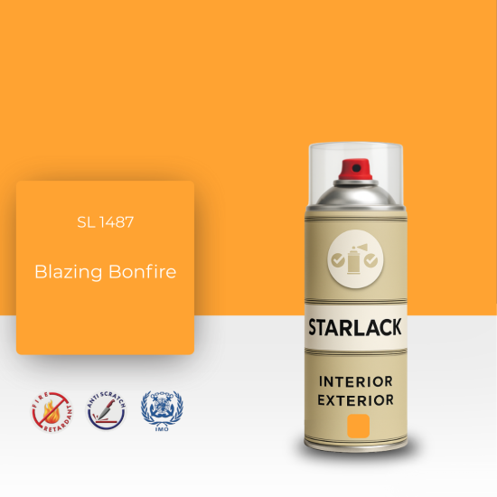 STARLACK SL 1487 BLAZİNG BONFİRE SPREY BOYA 400 ML STARLACK SL 1487 BLAZİNG BONFİRE SPREY BOYA 400 ML