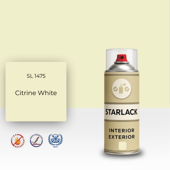STARLACK SL 1475 CİTRİNE WHİTE SPREY 400 ML STARLACK SL 1475 CİTRİNE WHİTE SPREY 400 ML