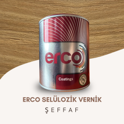 ERCO SELÜLOZİK RENKLİ VERNİK  ŞEFFAF