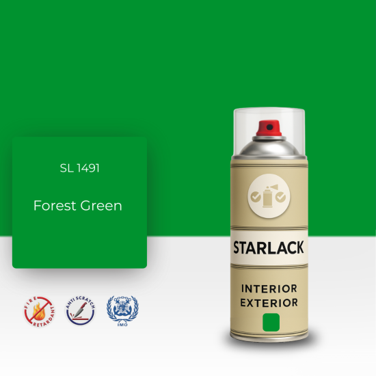 STARLACK SL 1491 FOREST GREEN SPREY BOYA 400 ML STARLACK SL 1491 FOREST GREEN SPREY BOYA 400 ML