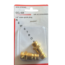 GCL028 ERKEK UÇ 1/4" (ÇİFTLİ)