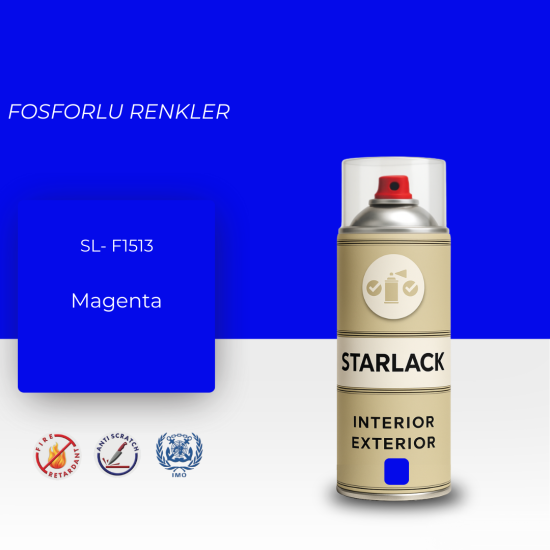 STARLACK SL 1515 BLUE FLUORESCENT SPREY BOYA 400 ML STARLACK SL 1515 BLUE FLUORESCENT SPREY BOYA 400 ML