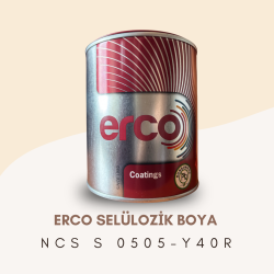 ERCO Selülozik Boya NCS S 0505-Y40R