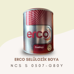 ERCO Selülozik Boya NCS S 0507-G80Y