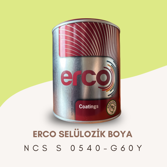 ERCO Selülozik Boya NCS S 0540-G60Y