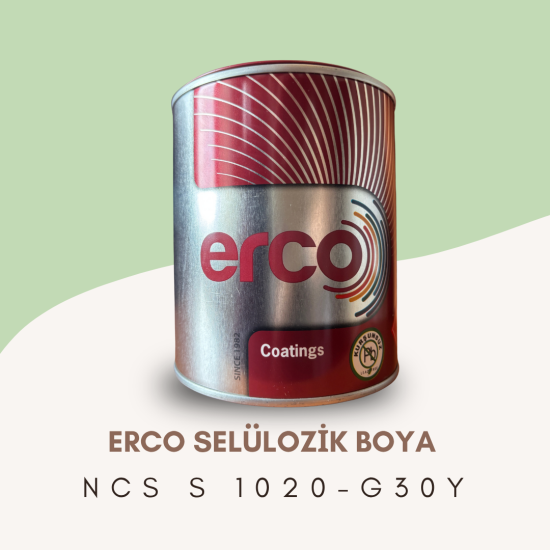 ERCO Selülozik Boya NCS S 1020-G30Y