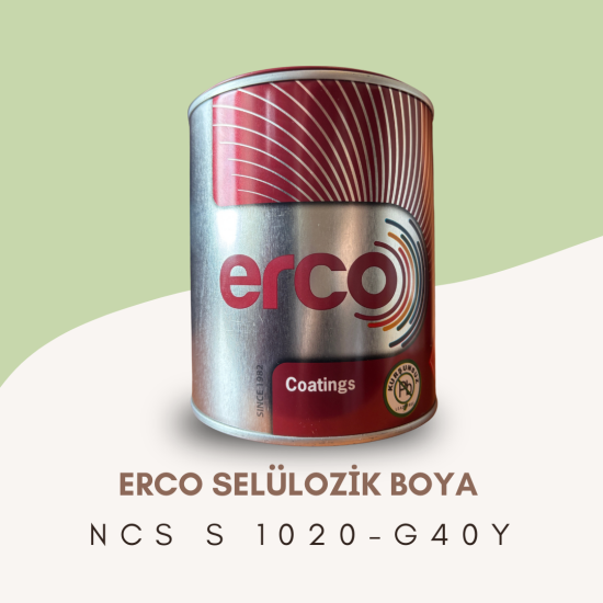 ERCO Selülozik Boya NCS S 1020-G40Y