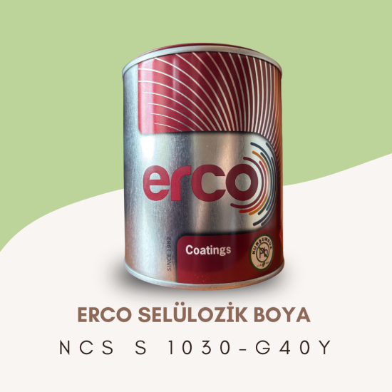 ERCO Selülozik Boya NCS S 1030-G40Y