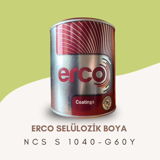 ERCO Selülozik Boya NCS S 1040-G60Y