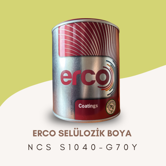 ERCO Selülozik Boya NCS S 1040-G70Y
