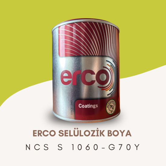 ERCO Selülozik Boya NCS S 1060-G70Y