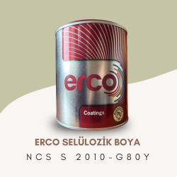 ERCO Selülozik Boya NCS S 2010-G80Y