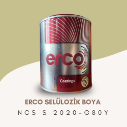 ERCO Selülozik Boya NCS S 2020-G80Y