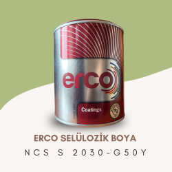 ERCO Selülozik Boya NCS S 2030-G50Y