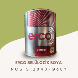 ERCO Selülozik Boya NCS S 2040-G60Y