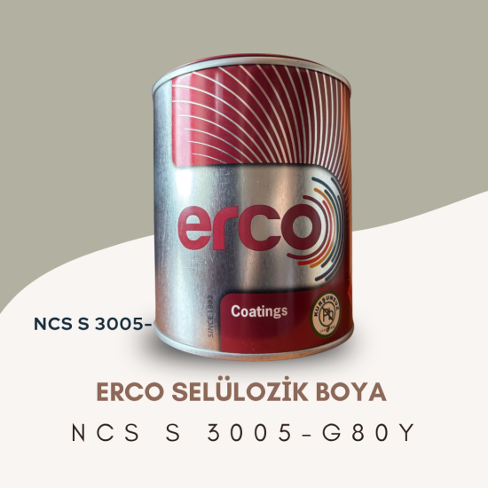 ERCO Selülozik Boya NCS S 3005-G80Y