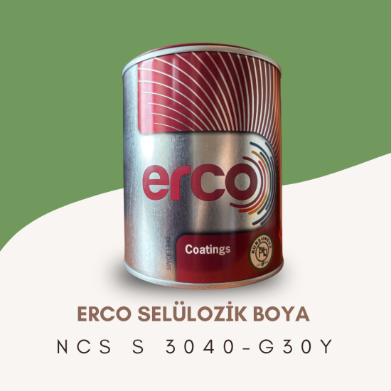 ERCO Selülozik Boya NCS S 3040-G30Y