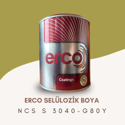 ERCO Selülozik Boya NCS S 3040-G80Y