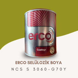 ERCO Selülozik Boya NCS S 3060-G70Y