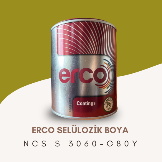 ERCO Selülozik Boya NCS S 3060-G80Y