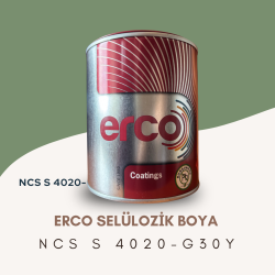 ERCO Selülozik Boya NCS S 4020-G30Y