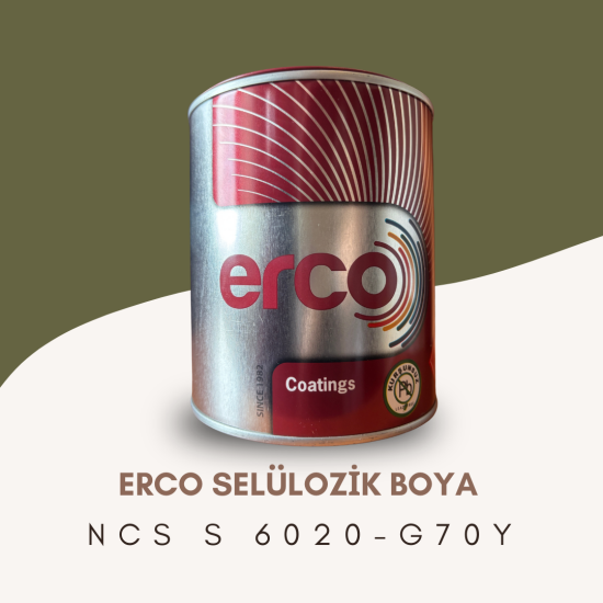 ERCO Selülozik Boya NCS S 6020-G70Y