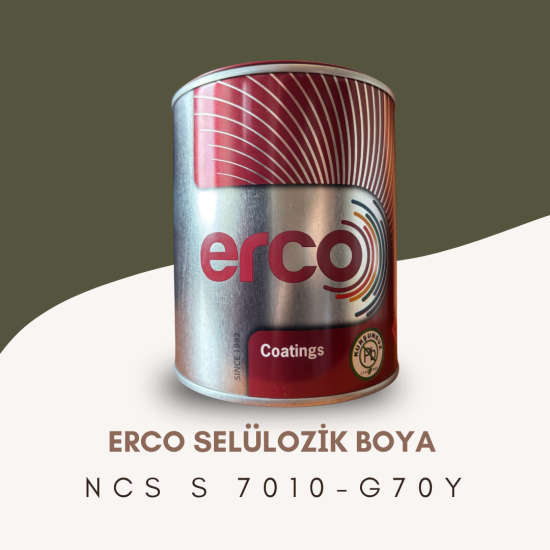 ERCO Selülozik Boya NCS S 7010-G70Y