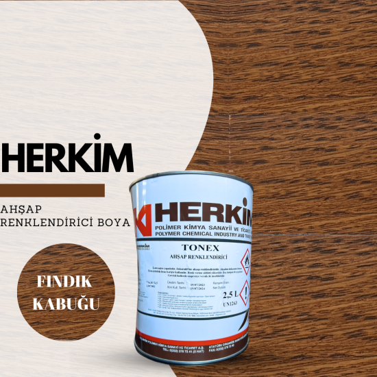HERKİM TONEX AHŞAP RENKLENDİRİCİ FINDIK KABUĞU BOYA 2,5 LT HERKİM TONEX AHŞAP RENKLENDİRİCİ FINDIK KABUĞU BOYA 2,5 LT