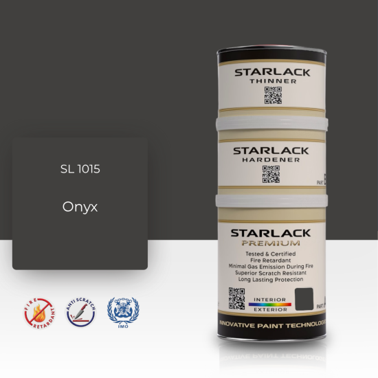 STARLACK SL 1015 ONYX İPEK MAT BOYA 1,5 LT STARLACK SL 1015 ONYX İPEK MAT BOYA 1,5 LT