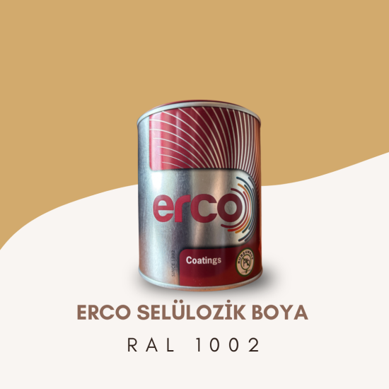 ERCO Selülozik Boya RAL 1002 ERCO Selülozik Boya RAL 1002