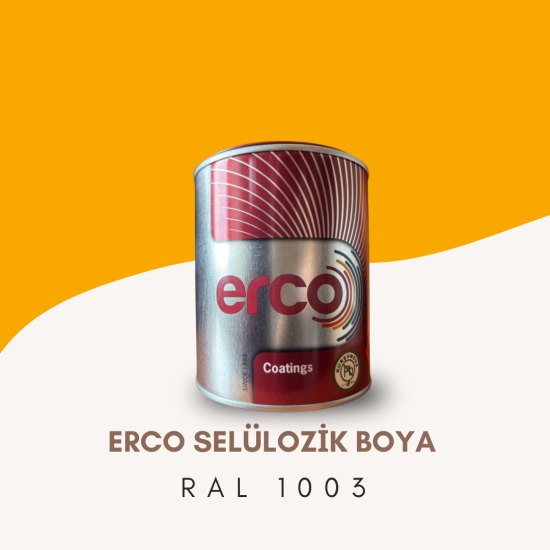 ERCO Selülozik Boya RAL 1003 ERCO Selülozik Boya RAL 1003