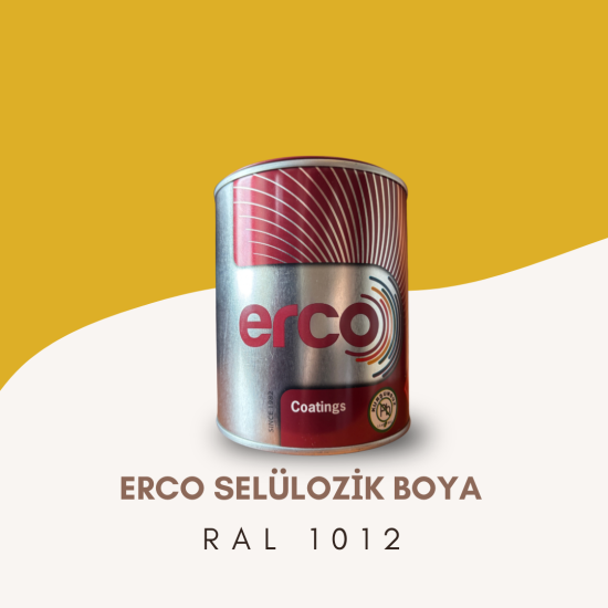 ERCO Selülozik Boya RAL 1012 ERCO Selülozik Boya RAL 1012