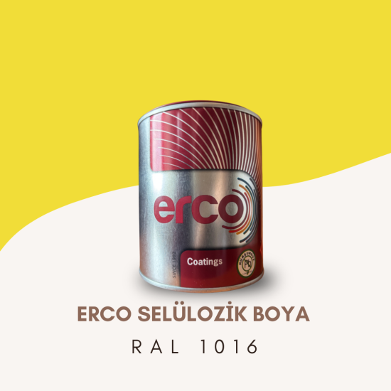 ERCO Selülozik Boya RAL 1016 ERCO Selülozik Boya RAL 1016