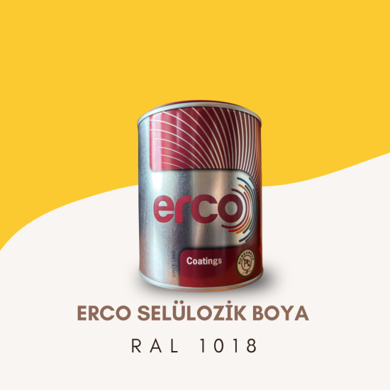 ERCO Selülozik Boya RAL 1018 ERCO Selülozik Boya RAL 1018