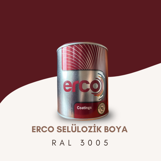 ERCO Selülozik Boya RAL 3005 ERCO Selülozik Boya RAL 3005