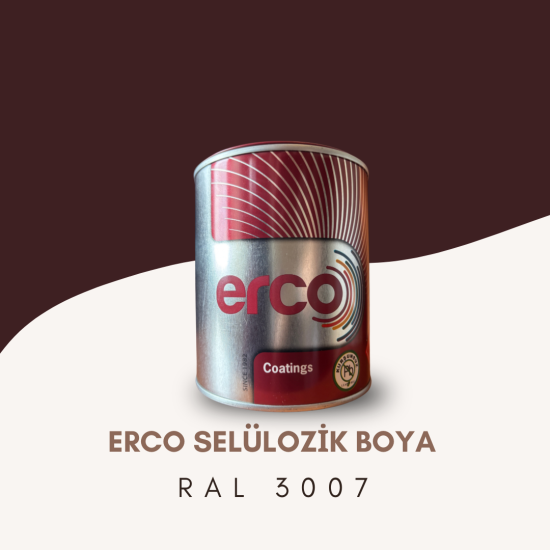 ERCO Selülozik Boya RAL 3007 ERCO Selülozik Boya RAL 3007