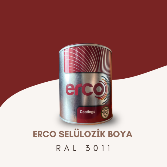 ERCO Selülozik Boya RAL 3011 ERCO Selülozik Boya RAL 3011