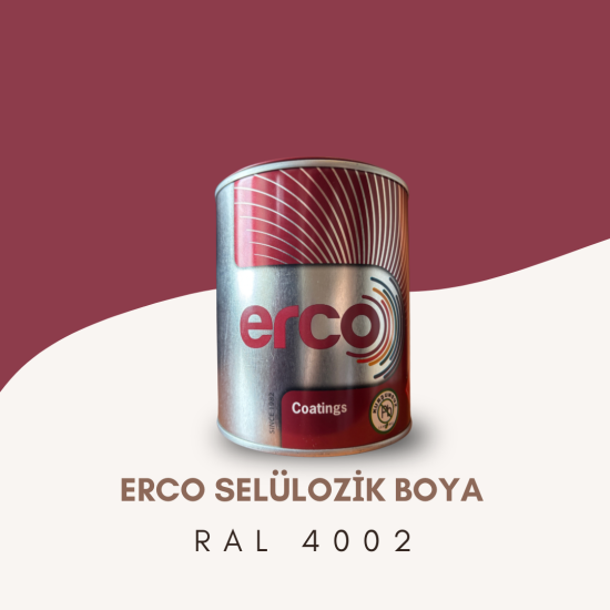 ERCO Selülozik Boya RAL 4002 ERCO Selülozik Boya RAL 4002