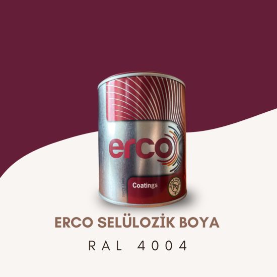 ERCO Selülozik Boya RAL 4004 ERCO Selülozik Boya RAL 4004