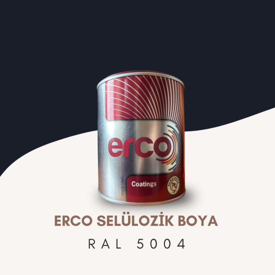 ERCO Selülozik Boya RAL 5004 ERCO Selülozik Boya RAL 5004