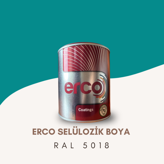 ERCO Selülozik Boya RAL 5018 ERCO Selülozik Boya RAL 5018