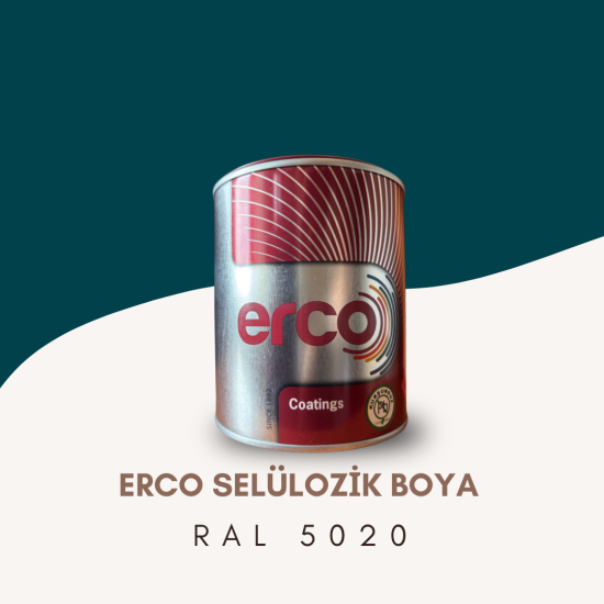 ERCO Selülozik Boya RAL 5020 ERCO Selülozik Boya RAL 5020
